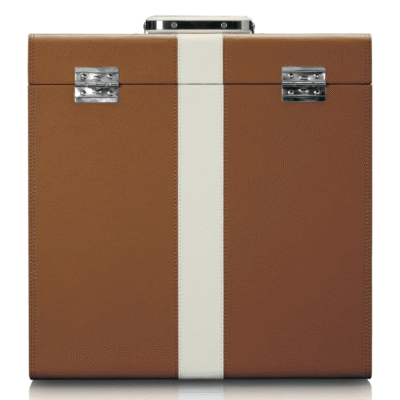Lenco Carrying Suitcase for 30 records White3